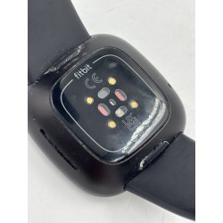 Outlet Smartwatch Fitbit Versa 3 czarny Bluetooth pulsometr krokomierz