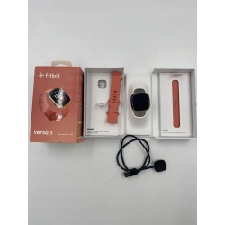 USZKODZONY Smartwatch Fitbit Versa 3 różowo złoty rozmiar ekranu 1,58" OPIS