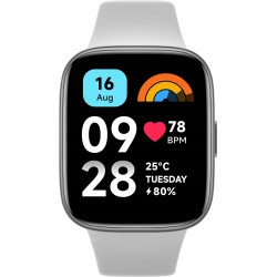 USZKODZONY Smartwatch Xiaomi Redmi Watch 3 Active szary bluetooth 1.83"