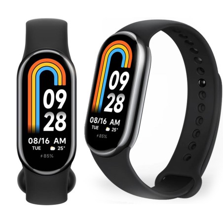 USZKODZONY Smartband Xiaomi Mi Band 8 Graphite Black BT krokomierz OPIS