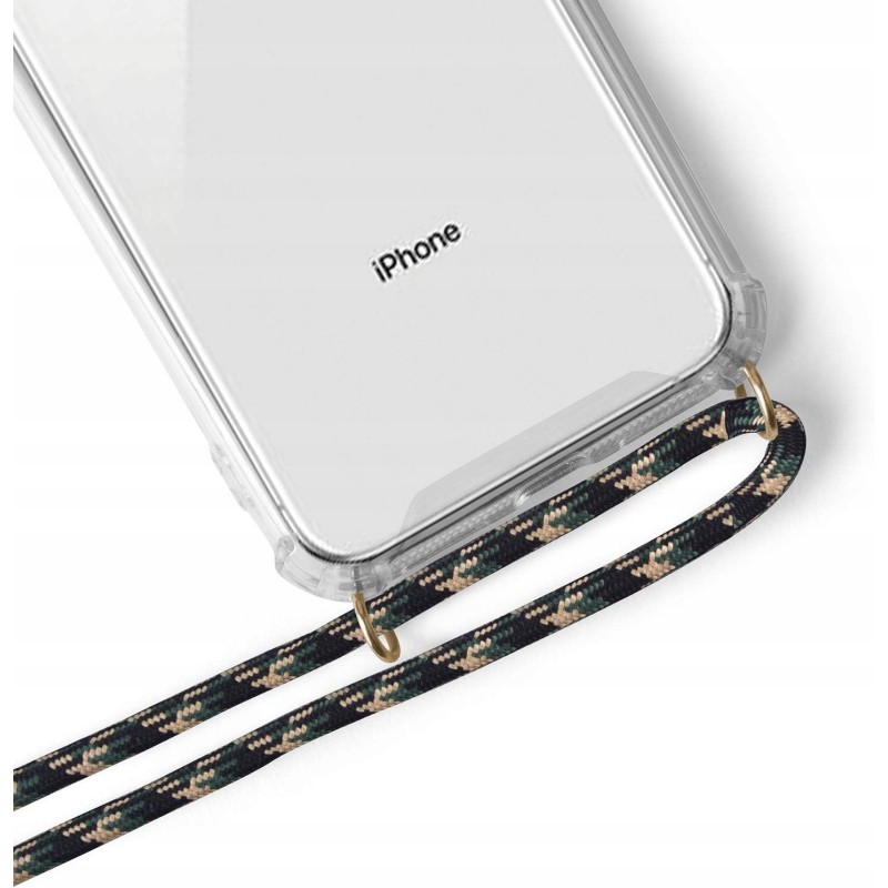 Etui abitku na iPhone X, przezroczysty naszyjnik z TPU Etui abitku na iPhone X, przezroczysty naszyjnik z TPU