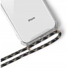 Etui abitku na iPhone X, przezroczysty naszyjnik z TPU