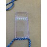 Etui abitku na iPhone X, przezroczysty naszyjnik z TPU