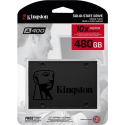 Dysk SSD Kingston A400 480GB 2,5" SATA III odczyt 500 MB/s zapis 450 MB/s