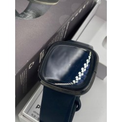 USZKODZONY Smartwatch Fitbit Sense czarny monitorowanie zdrowia OPIS