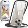 Outlet Etui caslord przeźroczyste kompatybilne z iPhone 15Pro Max z paskiem