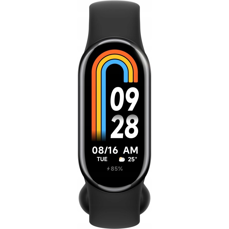 Outlet Smartwatch Xiaomi Mi Smart Band 8 czarny wyświetlacz 1.62 cala
