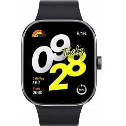 Outlet Smartwatch Xiaomi Redmi Watch 4 czarny Obsidian Black AMOLED 60 Hz