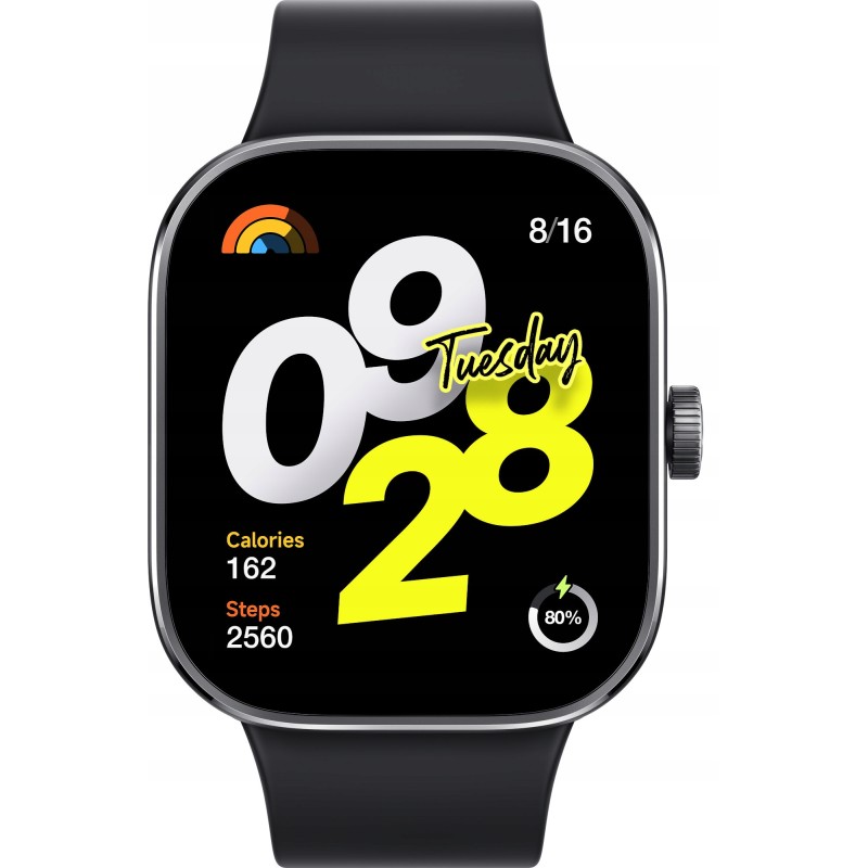 Outlet Smartwatch Xiaomi Redmi Watch 4 czarny Obsidian Black AMOLED 60 Hz
