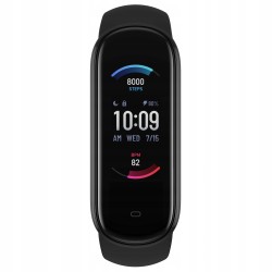 USZKODZONY Smartband Amazfit Band 5 czarny pulsometr bluetooth OPIS