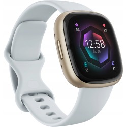 USZKODZONY Smartwatch Fitbit Sense 2 niebieski asystent sportowy OPIS