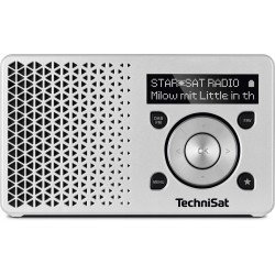 Outlet Radio przenośne TechniSat DigitRadio1 FM DAB+ RDS Biało-srebrne OPIS