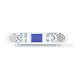 Outlet Radio sieciowo-bateryjne podszafkowe FM Nedis RDFM4000WT białe OPIS