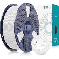OUTLET FILAMENT SUNLU 1.75 mm PLA+ Plus White Biały do drukarki 3D OPIS