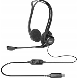 Outlet Logitech 960 Przewodowy zestaw słuchawkowy sterowanie na kablu OPIS