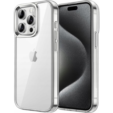 Outlet JETech Etui dla iPhone 15Pro 6,1Cali przeźroczysty Nie Żółknie