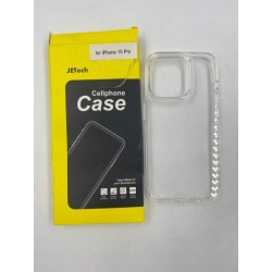 Outlet JETech Etui dla iPhone 15Pro 6,1Cali przeźroczysty Nie Żółknie