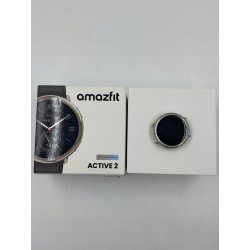 USZKODZONY Smartwatch Amazfit Active 2 Round czarny skórzany pasek OPIS