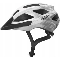 Outlet Kask rowerowy ABUS MACATOR rozmiar M 52-58 White Silver OPIS
