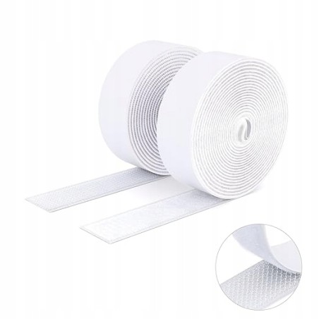 Outlet SUTOUG Bardzo mocna taśma samoprzylepna 30 mm × 3 m biała OPIS