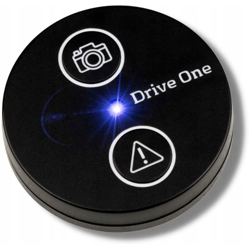 Ostrzeżenie o fotoradarze Drive One i zagrożeniach w ruchu drogowym OPIS