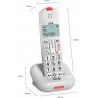 Outlet Telefon bezprzewodowy SPC 224017 tryb głośnomówiący ekran LCD