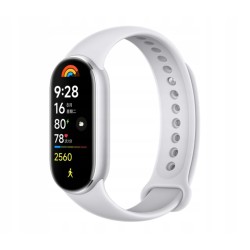 Outlet Smartwatch Xiaomi Smart Band 9 srebrny 62'' wyświetlacz AMOLED Sp02