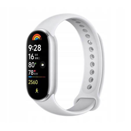 Outlet Smartwatch Xiaomi Smart Band 9 srebrny 62'' wyświetlacz AMOLED Sp02