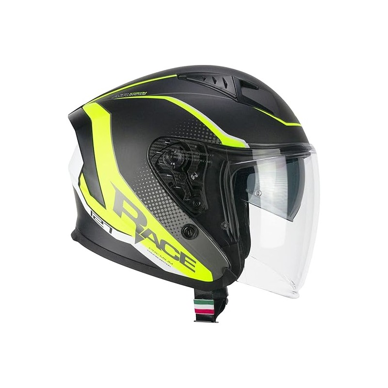 Kask CGM Jet 127G Deep Race grijs 127G-ALV-19 rozmiar S OPIS