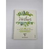 Clairefontaine Zielnik Zeszyt spiralny Herbier 32 arkusze papieru OPIS