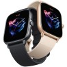 USZKODZONY Smartwatch Amazfit GTS 3 czarny Bluetooth krokomierz pulsometr