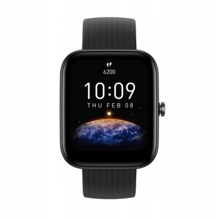 Outlet Smartwatch Amazfit BIP 3 czarny dotykowy funkcje sportowe 1,69"