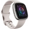 Outlet Smartwatch Fitbit Sense biały bluetooth 162 mAh pulsometr żyroskop