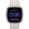 Outlet Smartwatch Fitbit Sense biały bluetooth 162 mAh pulsometr żyroskop