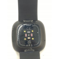 USZKODZONY Smartwatch Fitbit Versa 3 czarny NFC WiFi Bluetooth OPIS