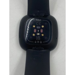 USZKODZONY Smartwatch Fitbit Versa 3 czarny NFC WiFi Bluetooth OPIS