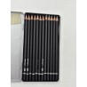 Outlet Sketch pencil box Stalowe pudełko 12 sztuk ołówków HM-81451