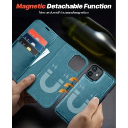 OCASE Zdejmowane etui iPhone 12/12 Pro Magnetyczne etui z portfelem