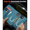 OCASE Zdejmowane etui iPhone 12/12 Pro Magnetyczne etui z portfelem