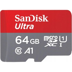 Outlet SanDisk Ultra microSDXC 64GB Android 140MB/s A1 UHS-I klasa 10 U1
