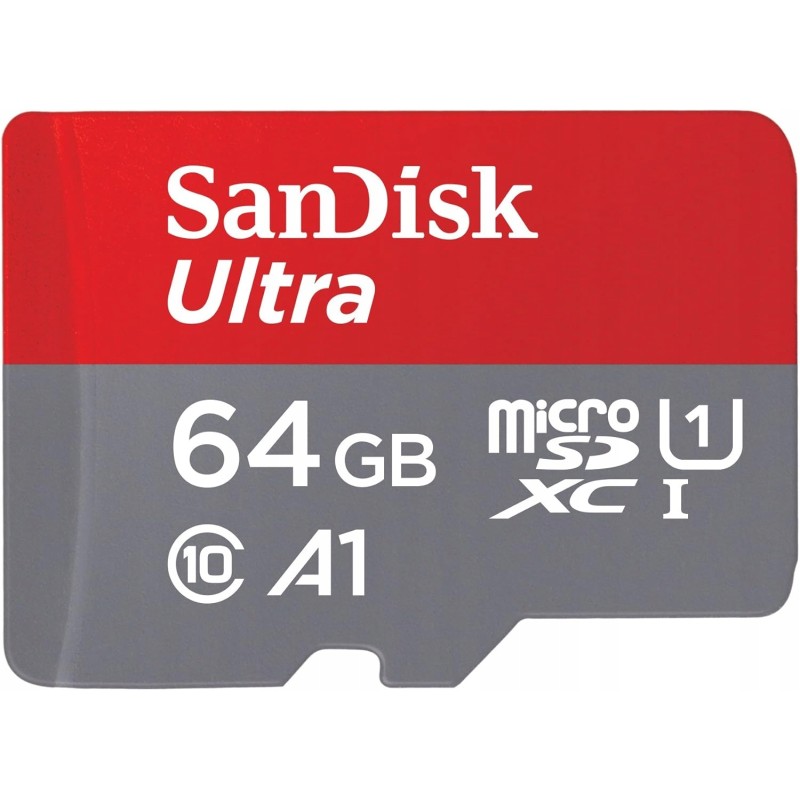 Outlet SanDisk Ultra microSDXC 64GB Android 140MB/s A1 UHS-I klasa 10 U1