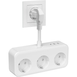Listwa Zasilająca ADAPTER z 3 gniazdami 2xUSB-A i 1xType-C 3840W 240V 16A