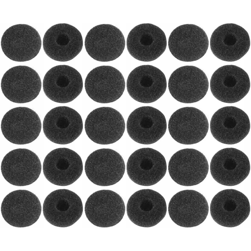 Zestaw 30 piankowych wkładek do słuchawek o średnicy średnicy 13 - 18 mm Zestaw 30 piankowych wkładek do słuchawek o średnicy średnicy 13 - 18 mm