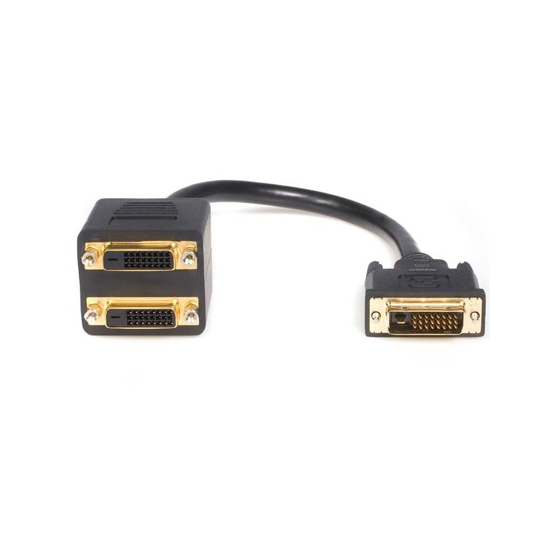 StarTech.com DVISPL1DD kabel DVI 0,3 m DVI-D 2 x StarTech.com DVISPL1DD kabel DVI 0,3 m DVI-D 2 x