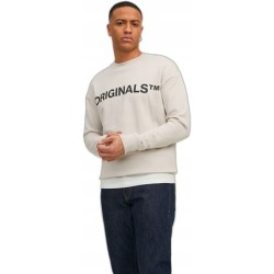 Męska bluza Jorclean Jack & Jones r. L beżowa