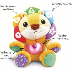 VTech – Tiago, lew, interaktywny pluszowy lew