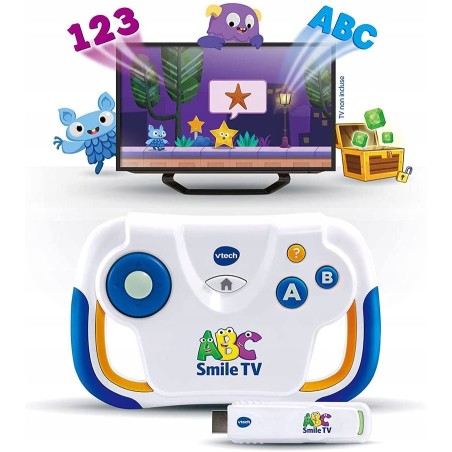 VTech - ABC Smile TV Moja Pierwsza Konsola do Gier j. francuski