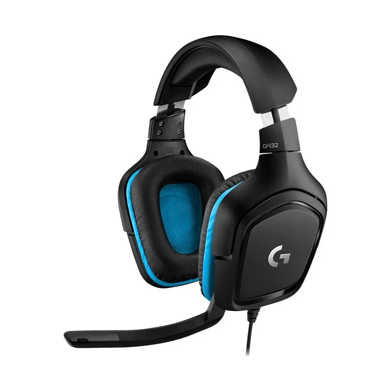 Słuchawki nauszne Logitech G432 Surround Sound Gaming OPIS Słuchawki nauszne Logitech G432 Surround Sound Gaming OPIS