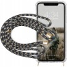 Etui abitku na iPhone X, przezroczysty naszyjnik z TPU