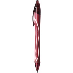 Długopis żelowy czerwony BIC 11 sztuk